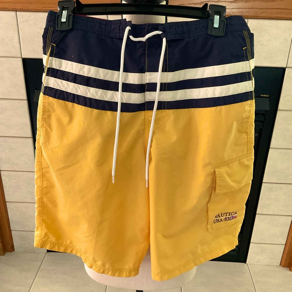Nautica Swim Shorts, Boys Sz L (16-18)